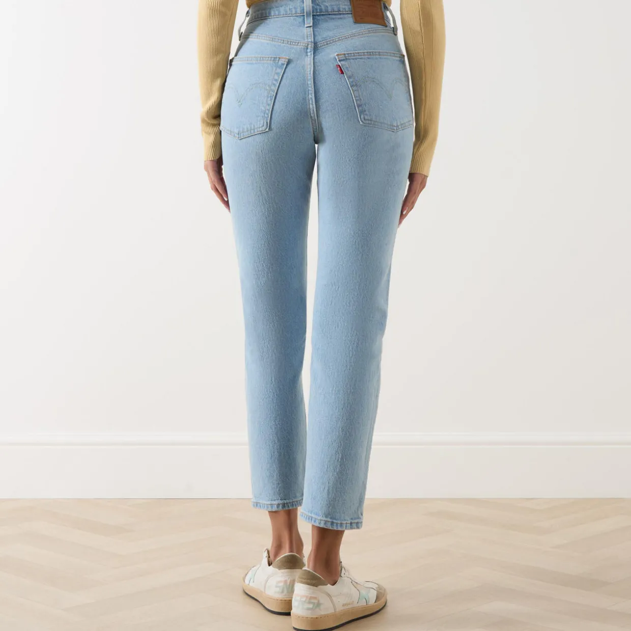 501® High-Rise Straight Leg Cropped Jeans
