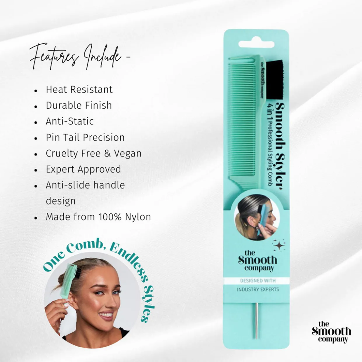 4 in 1 Smooth Styler - Professional Styling Comb