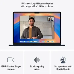 15 Inch M4 MacBook Air Midnight