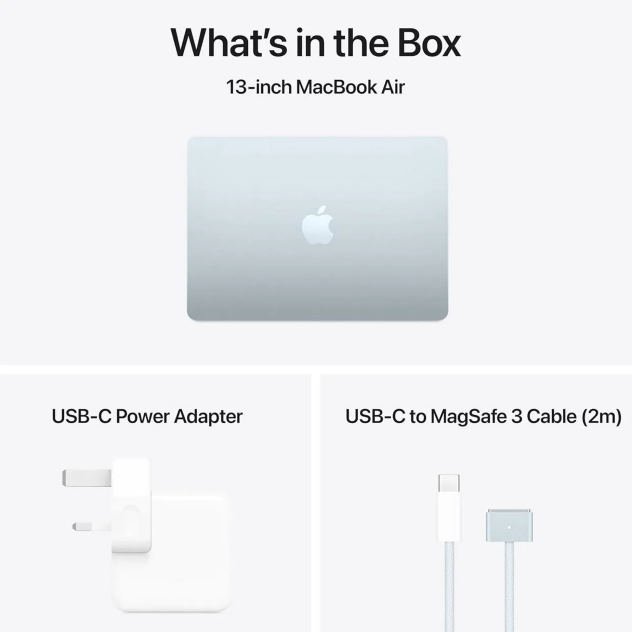 13 Inch M4 MacBook Air Sky Blue