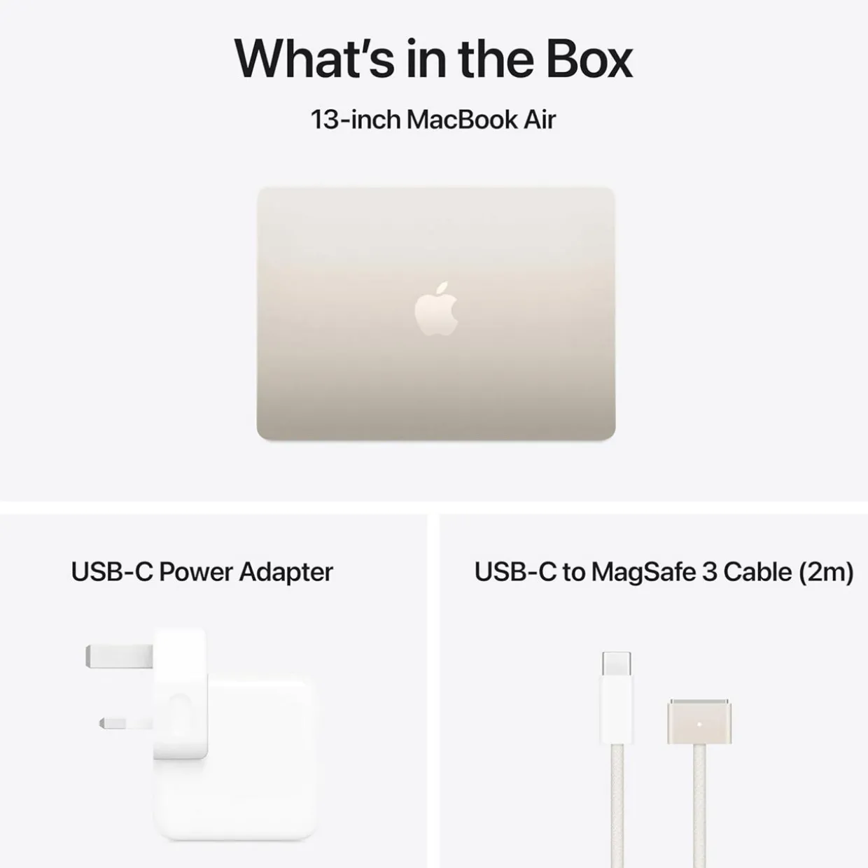 13 Inch M4 MacBook Air Starlight