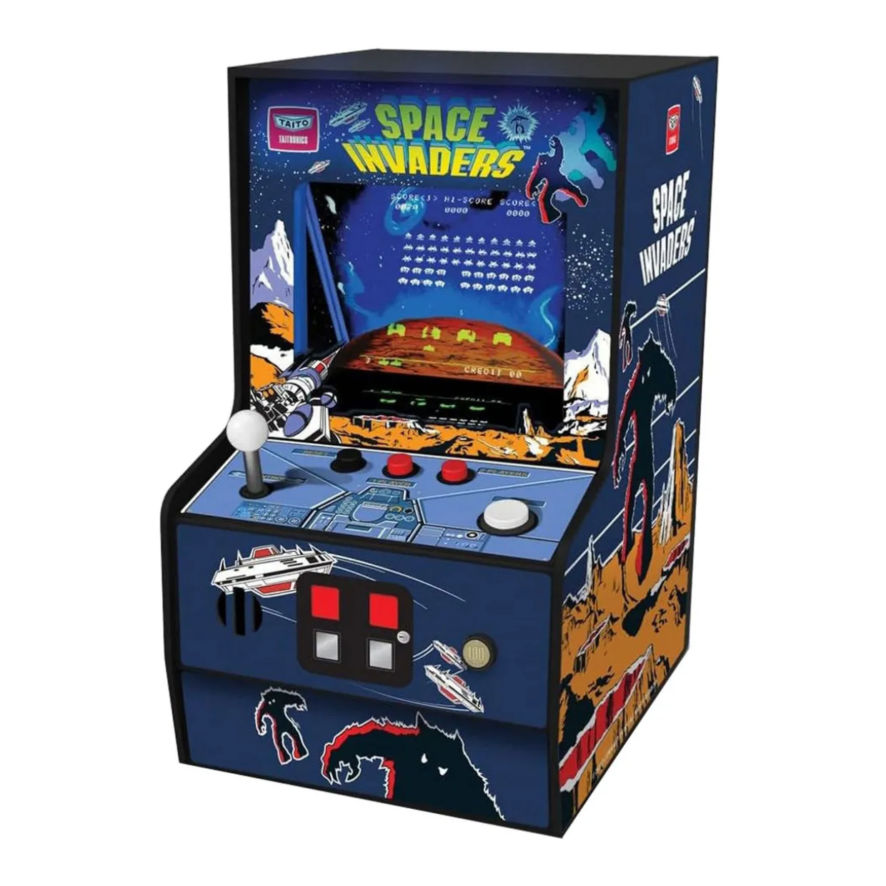 6.75" Retro Space Invaders
