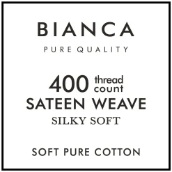 400 TC Cotton Sateen Fitted Sheet