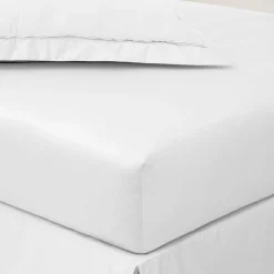 500 Thread Count Fitted Sheet White