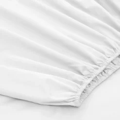 500 Thread Count Fitted Sheet  White