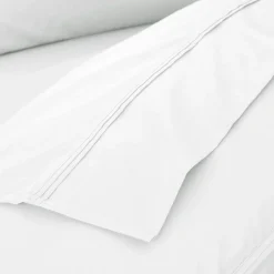 500 Thread Count Flat Sheet White