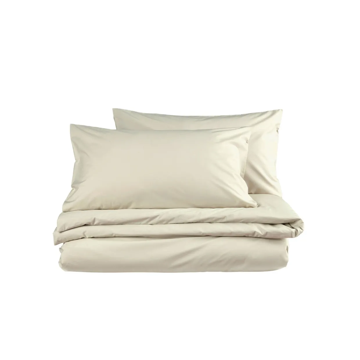 200 Thread Count Organic Percale Duvet Set Hazelnut