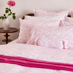 300 Thread Count Pink Magnolia King Pillowcase Set