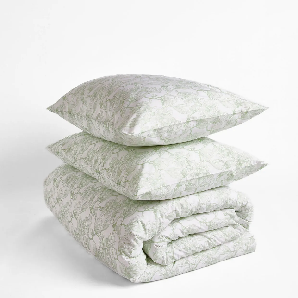 300 Thread Count Sage Magnolia Duvet Set