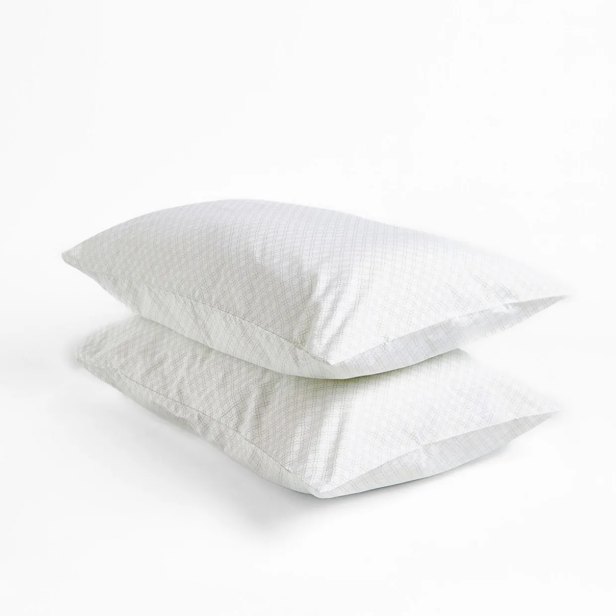 300 Thread Count Sage Trellis Pillowcase Set