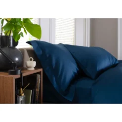 400 Thread Count Sateen Duvet Set Navy