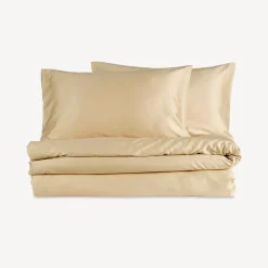 400 Thread Count Sateen Duvet Set Gold