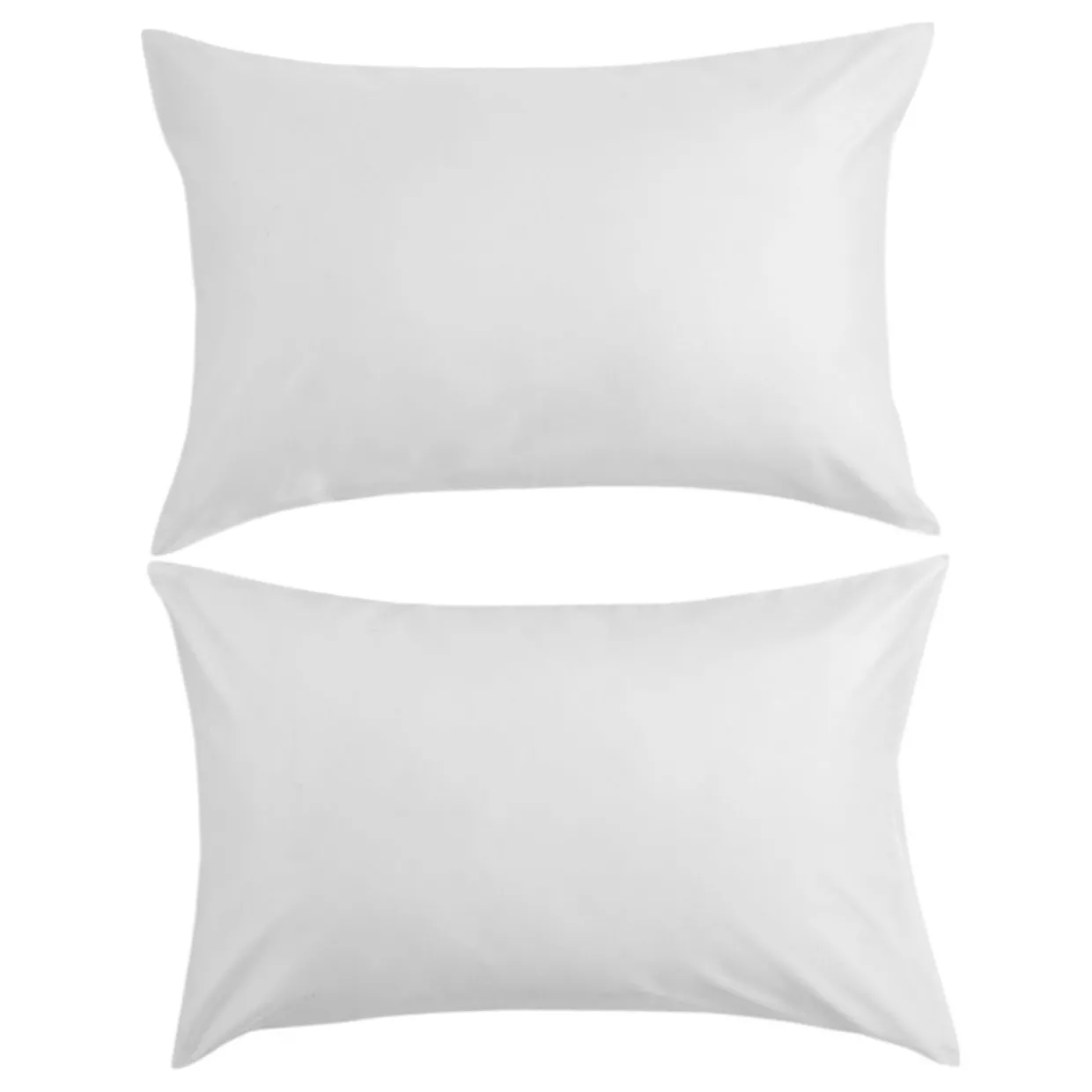 400 Thread Count Sateen Pillowcase Pair White
