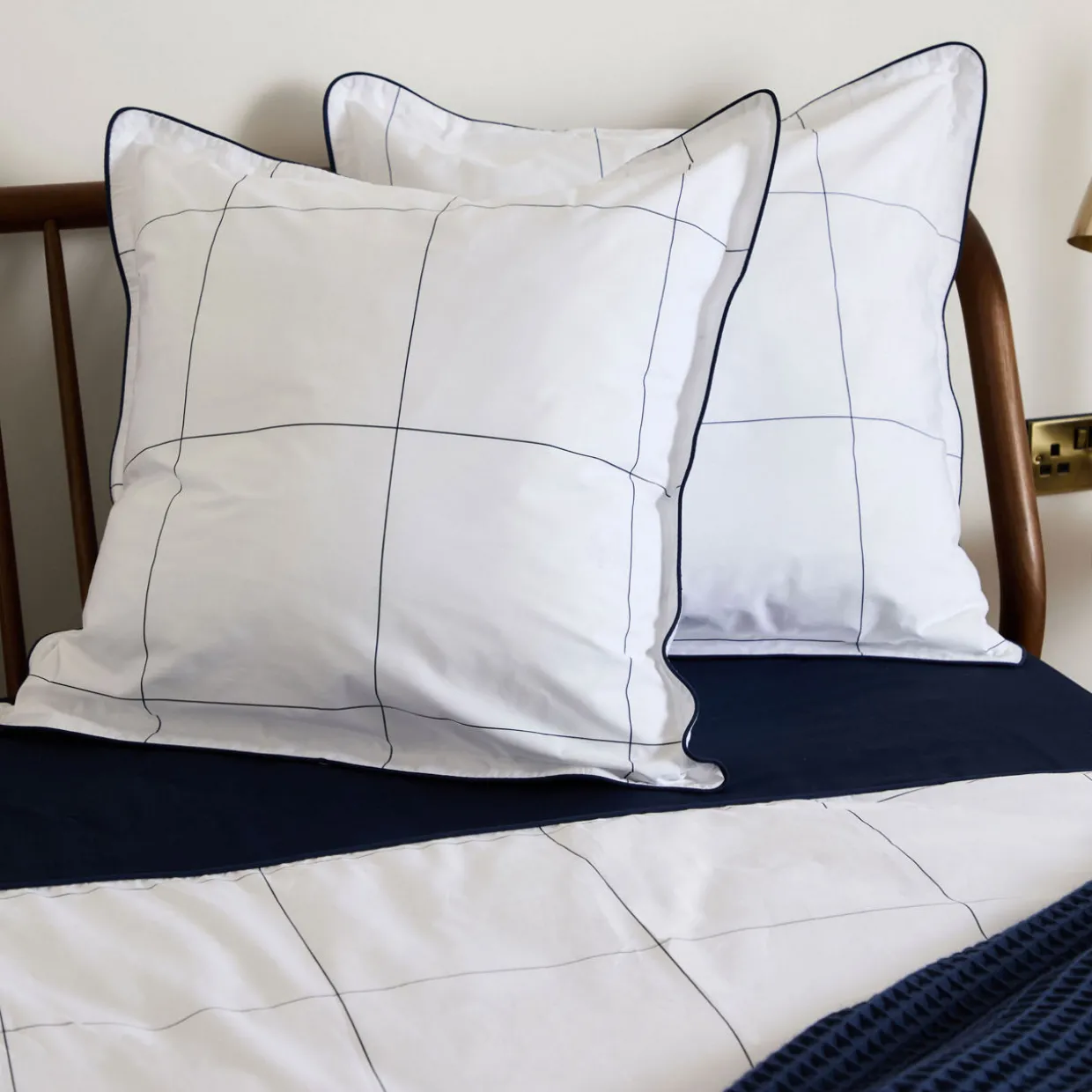 300 Thread Count Windowpane Oxford Pillowcase