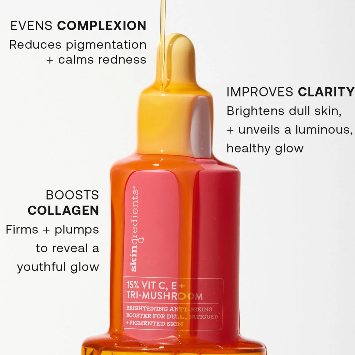 15% Vitamin C, E + Tri-Mushroom Serum
