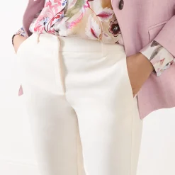 Abb Cropped Straight Leg Trousers