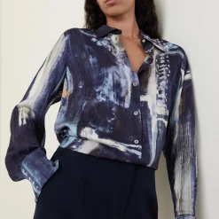 Abstract Patterned Shirt