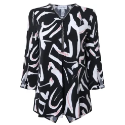 Abstract Print Blouse