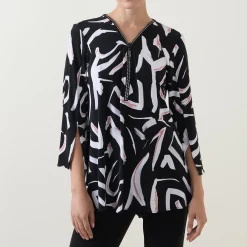 Abstract Print Blouse