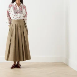 Agiate Pleated Skirt