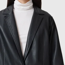 Aire Leather Coat