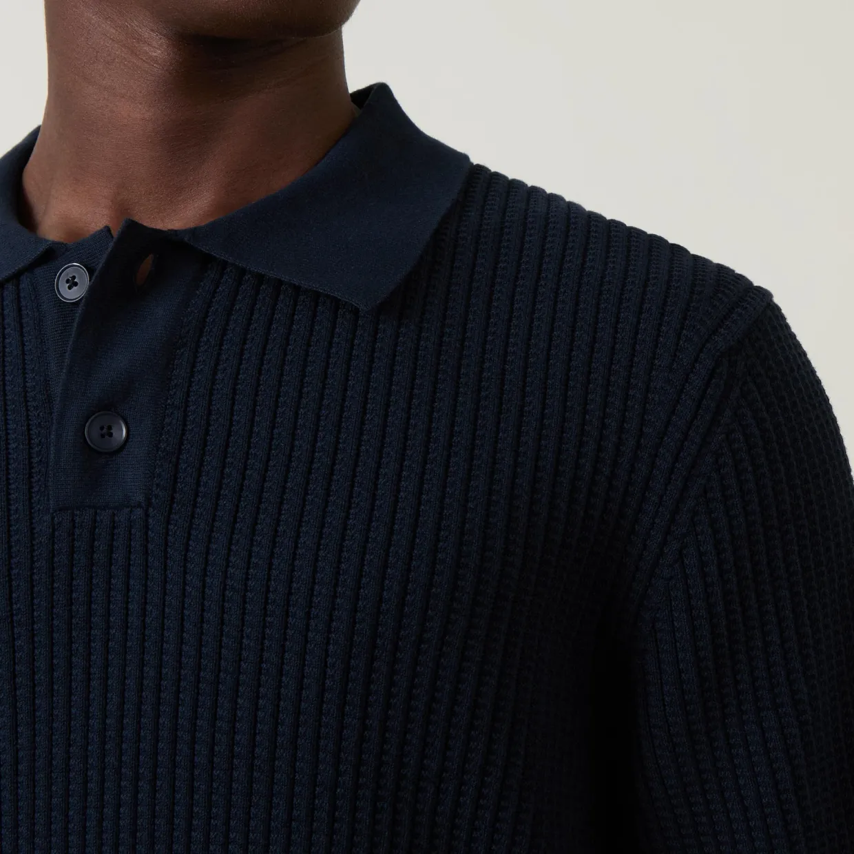 Akoppo Ribbed Polo Shirt