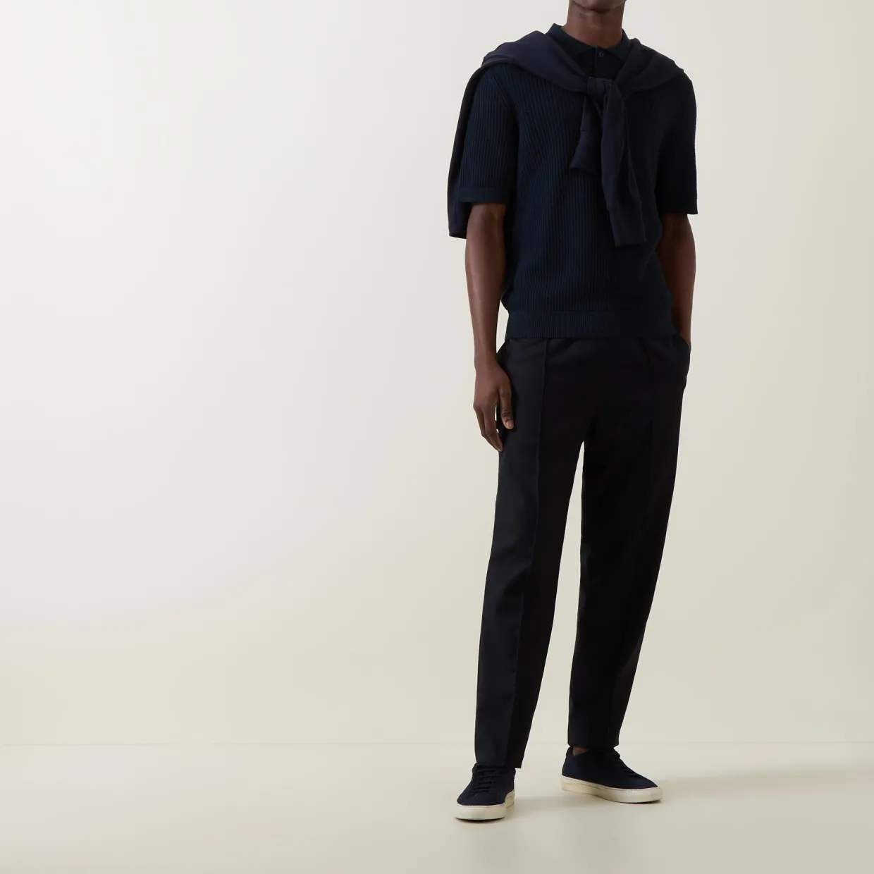 Akoppo Ribbed Polo Shirt