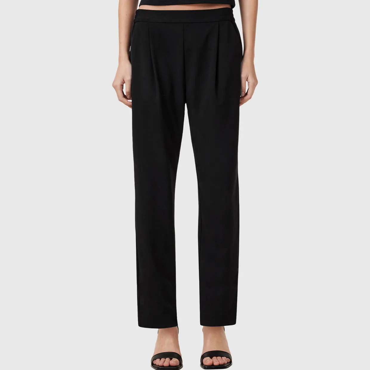 Aleida Mid-Rise Tapered Trousers