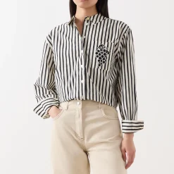 Alex Striped Single Cuff Shirt