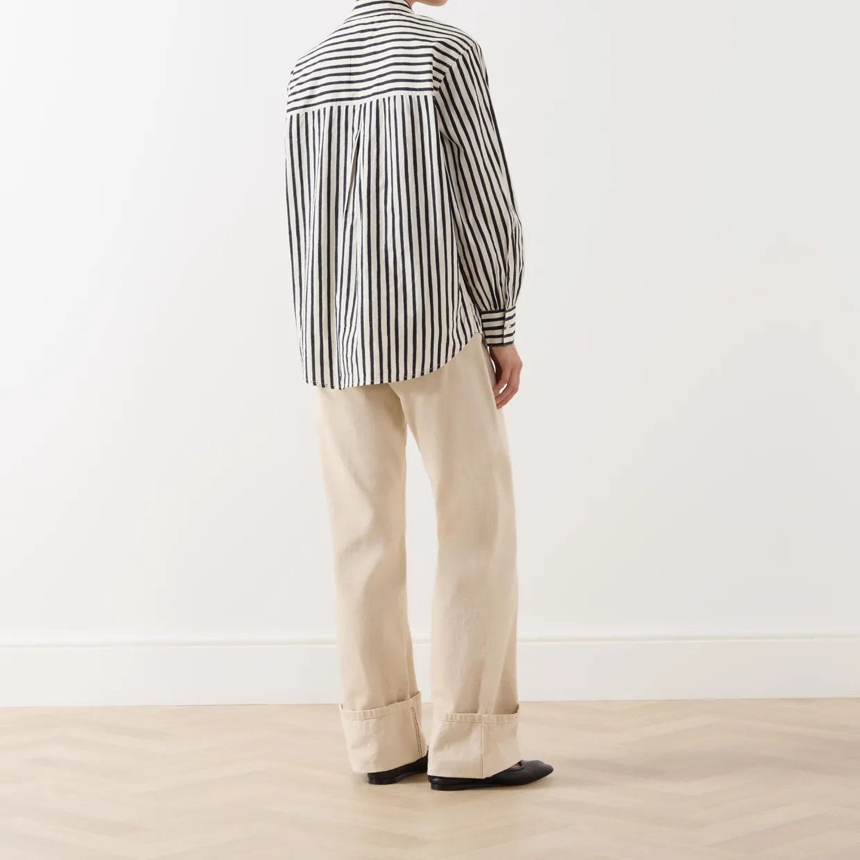 Alex Striped Single Cuff Shirt