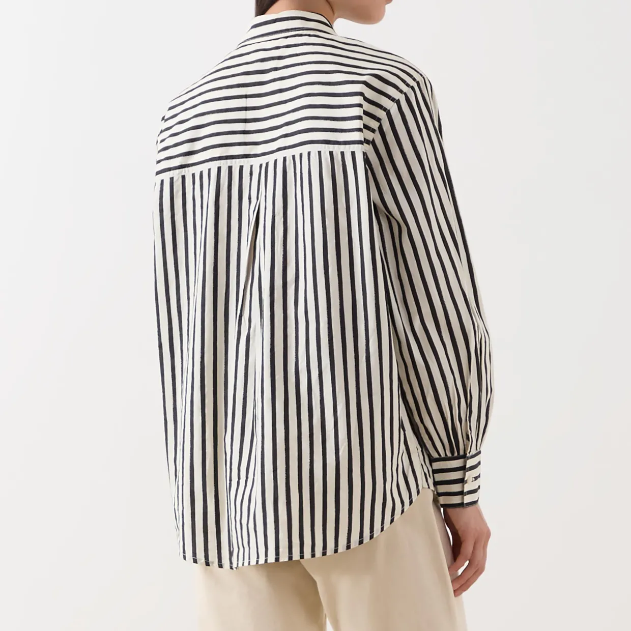Alex Striped Single Cuff Shirt