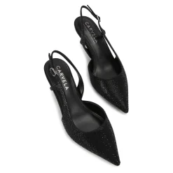 Alina Crystal Embellished Slingback Pumps