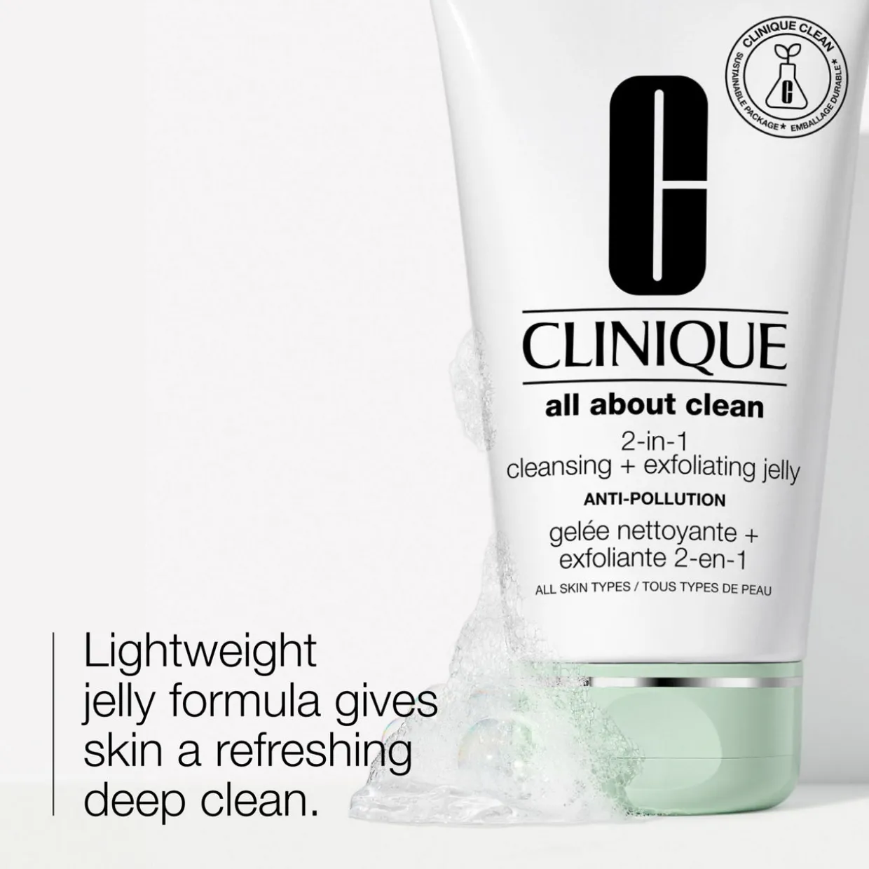 All About Clean™ 2-in-1 Cleansing + Exfoliating Jelly