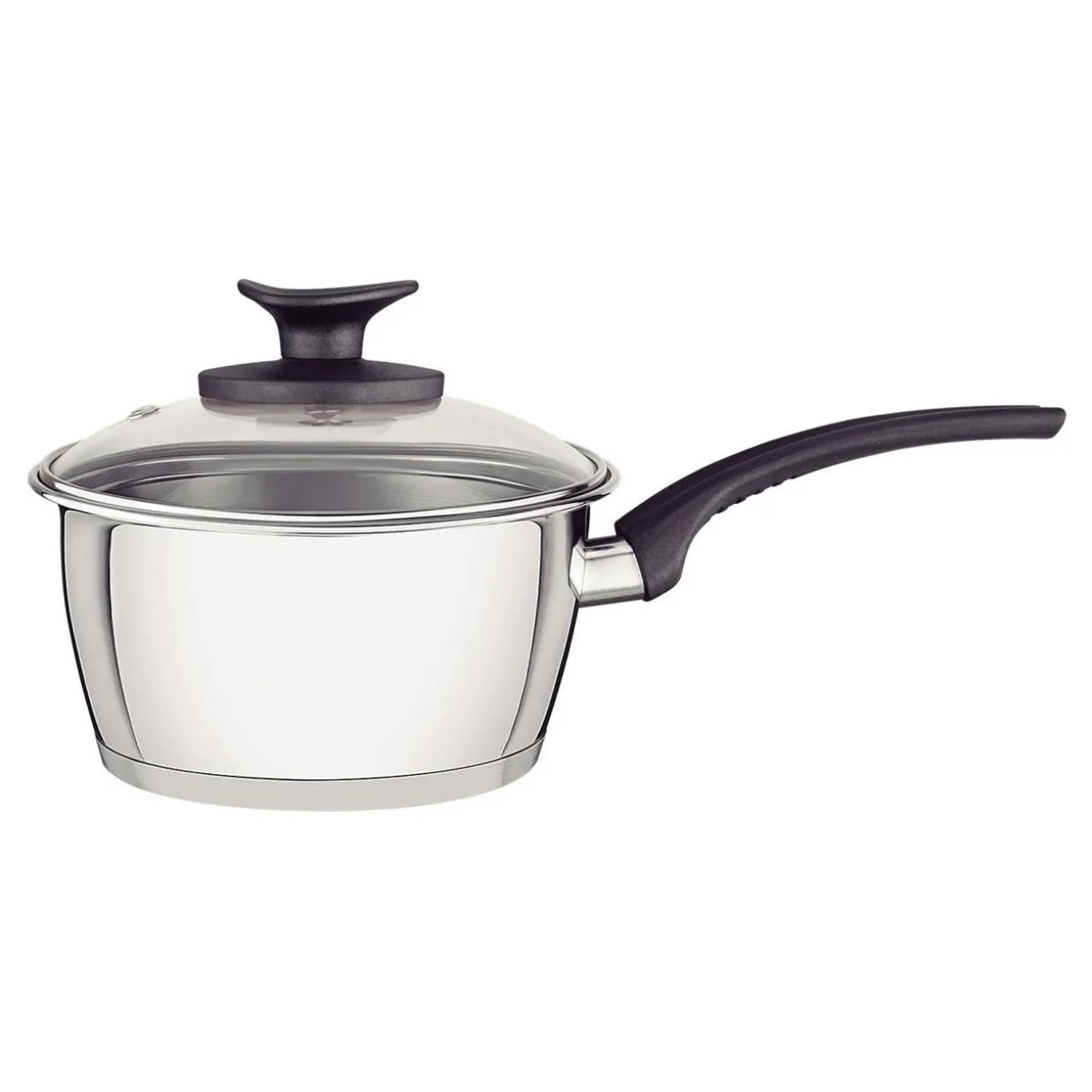 Allegra Stainless Steel Sauce Pan With Triple-Ply Bottom 1.5L