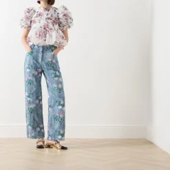 Alma Floral Ruffles Top