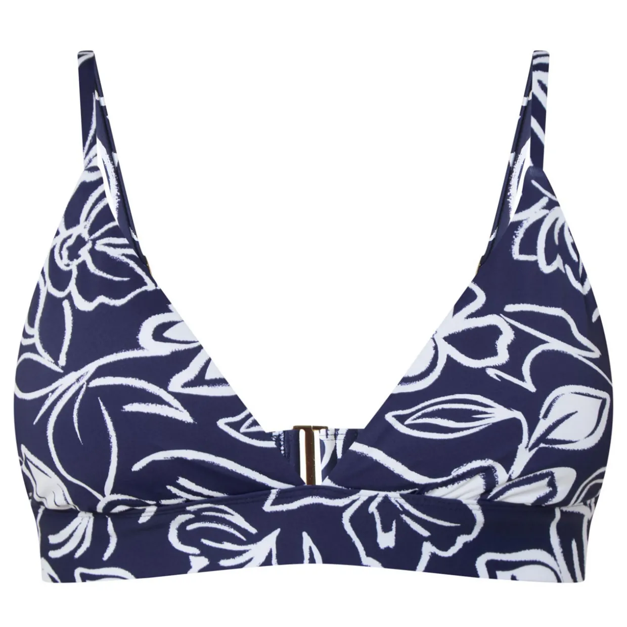 Alora Floral Triangle Bikini Top