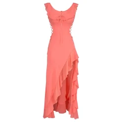 Aloura Georgette Ruffle Dress