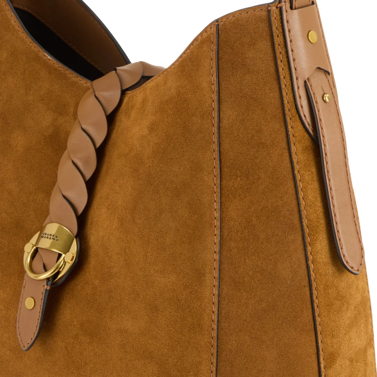 Altay Braided Suede Hobo Bag