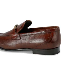 Alton Croc-Embossed Loafers