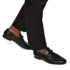 Alton Croc-Embossed Loafers