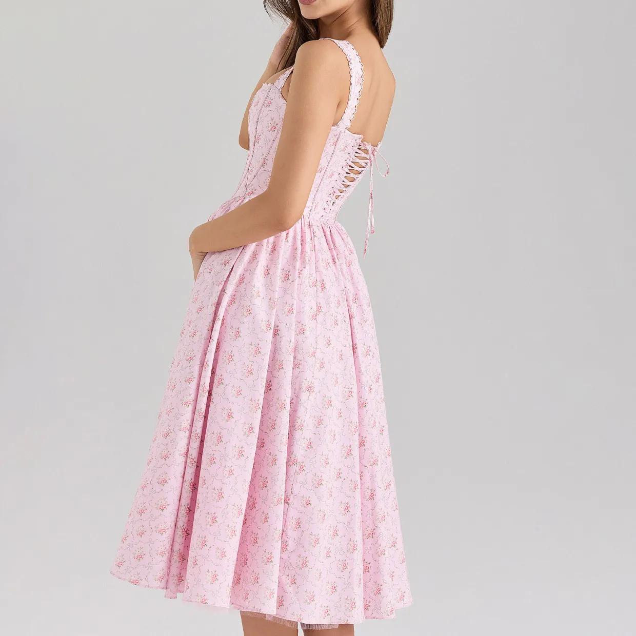 Amara Floral Corset Dress