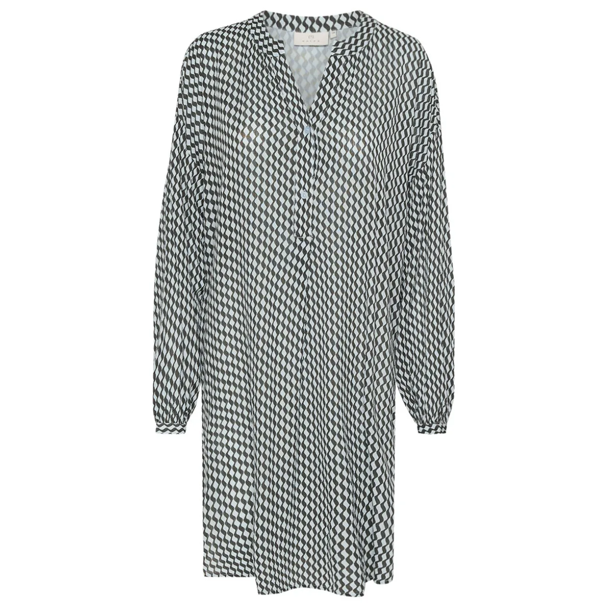 Amber Geometric Print Dress