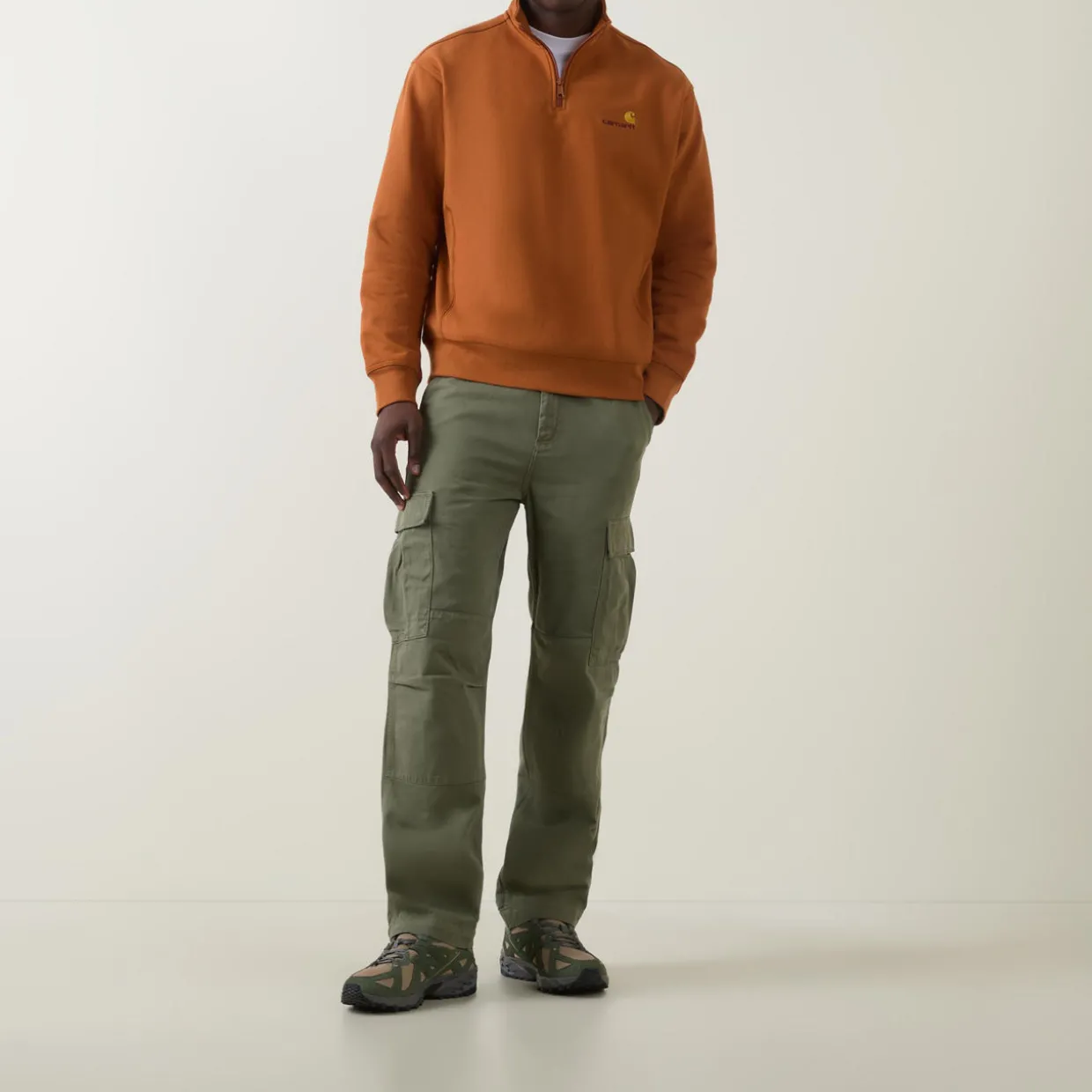 American Script Logo Half-Zip Sweatshirt