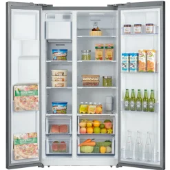 American Side By Side Fridge Freezer with Plumbed Ice & Water Dispenser