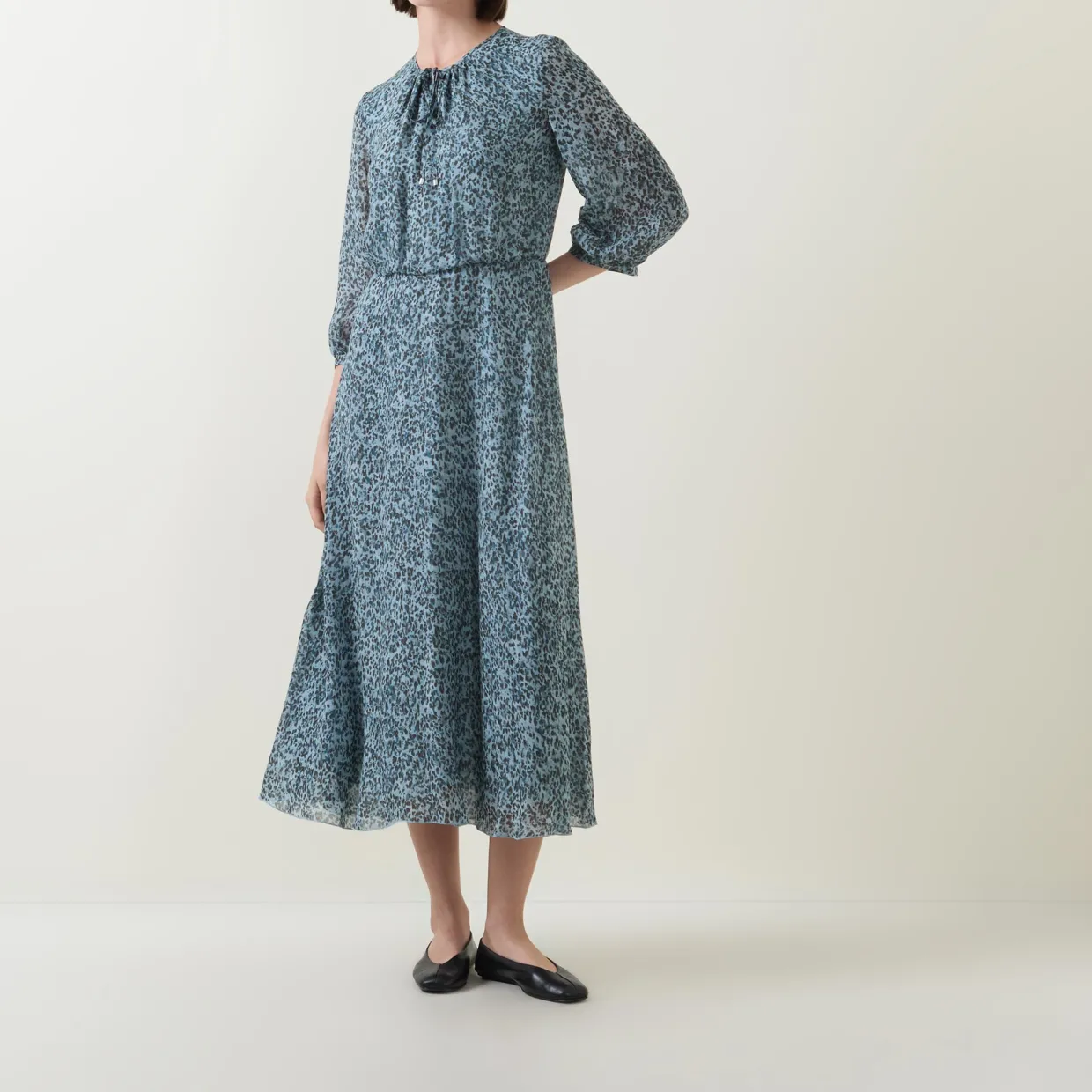 Animal Flared Dress