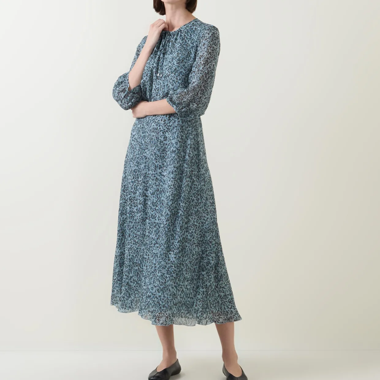 Animal Flared Dress