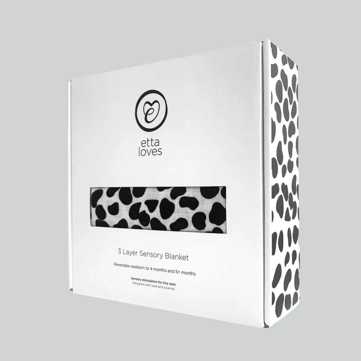 Animal Print Reversible Muslin Blanket