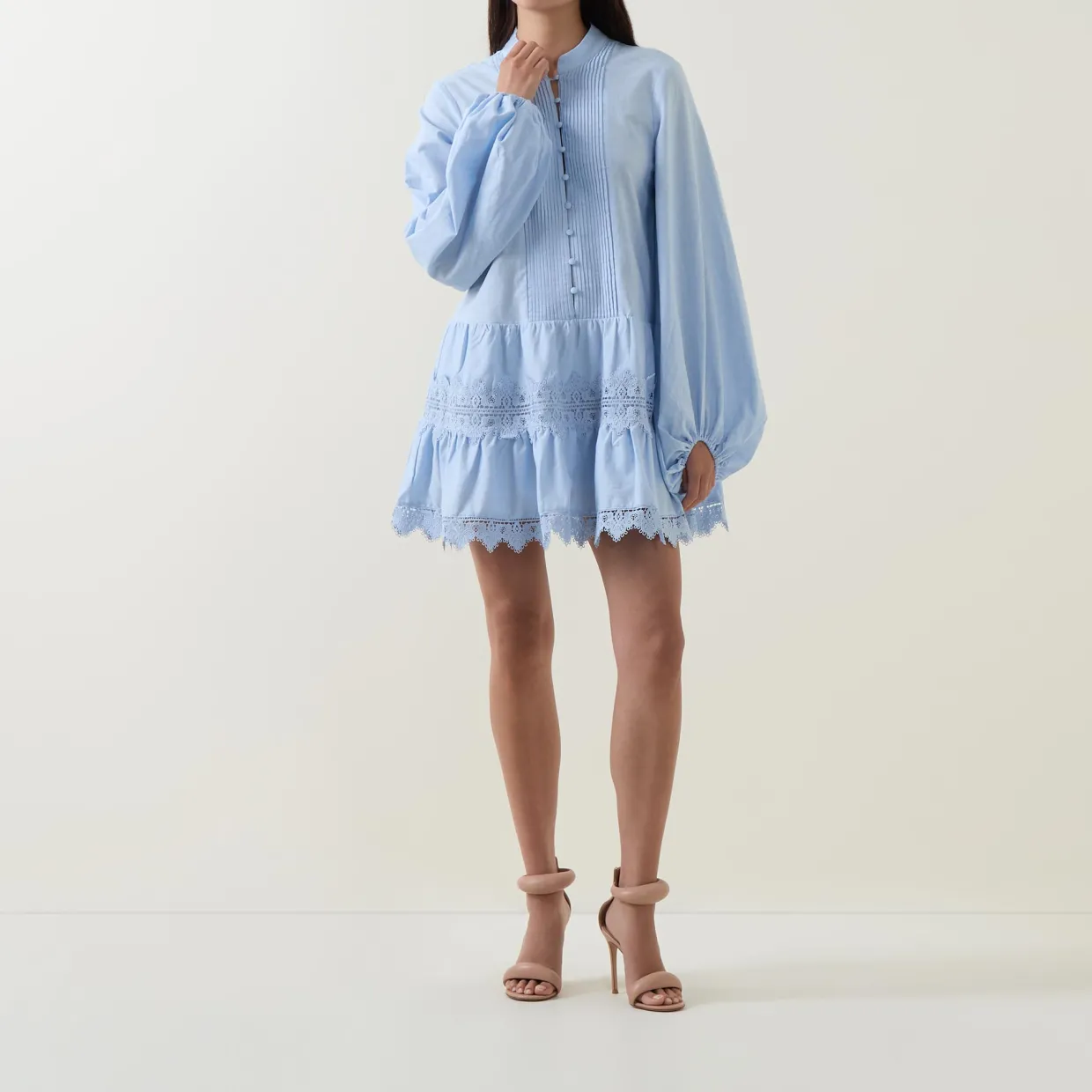 Antonia Lace Mini Shift Dress