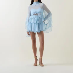 Anyssa Ruffle Mini Dress