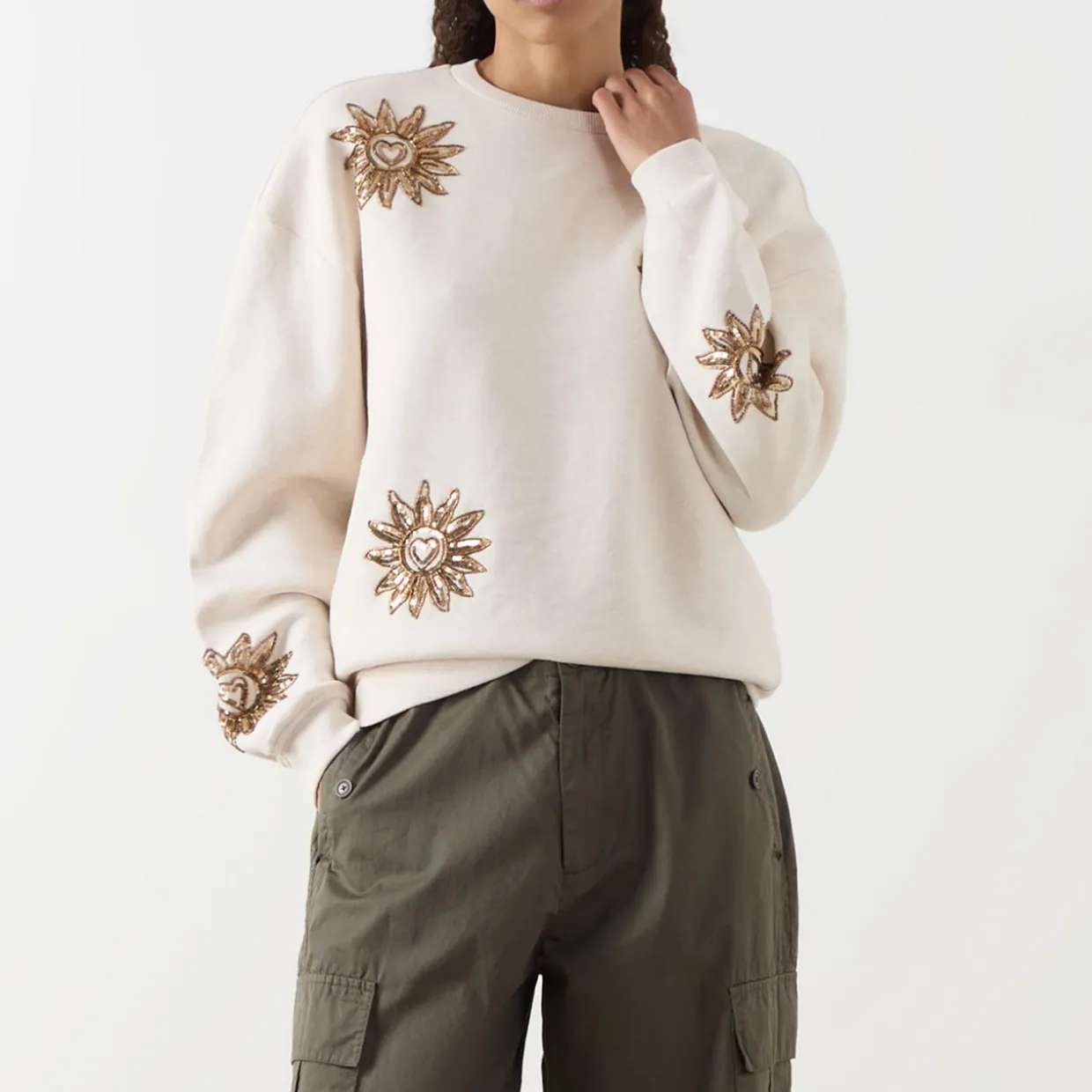 Archie Sun Embellished Sweatshirt